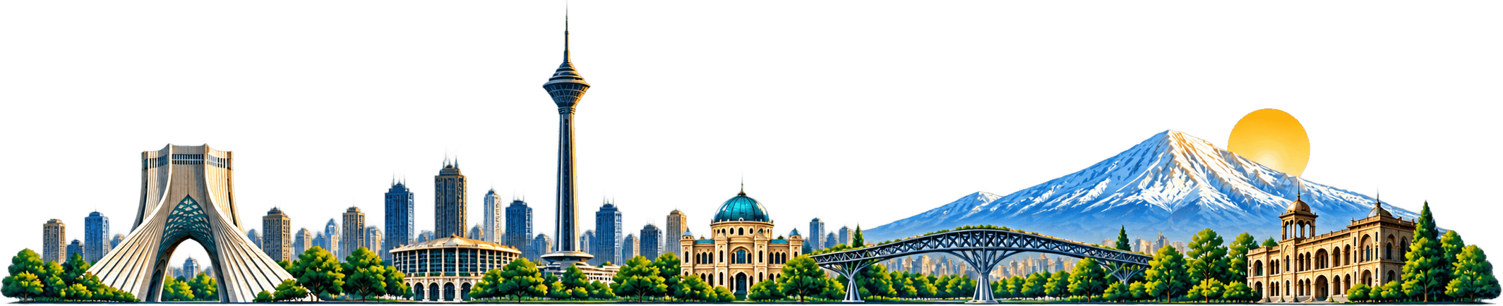 خط آسمان تهران